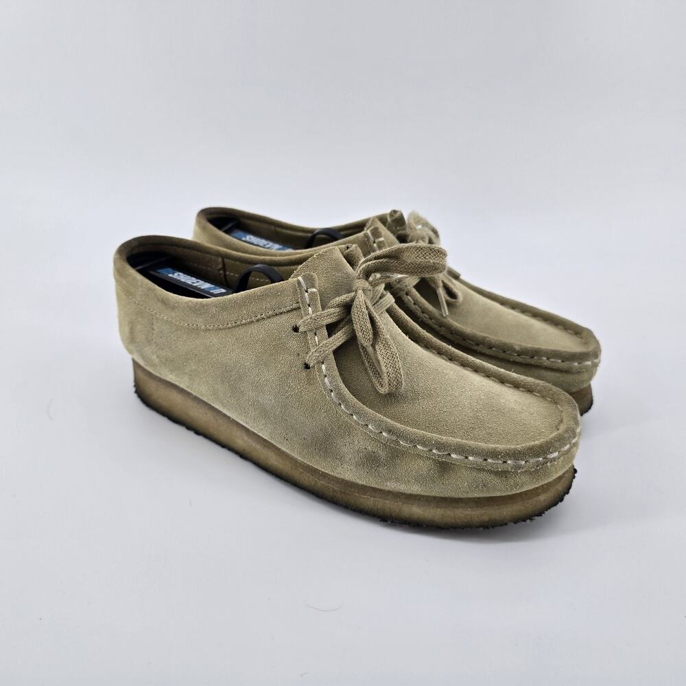 Clarks Originals‎ Womens Wallabee Beige Loafer Mocassin Shoes Size 9